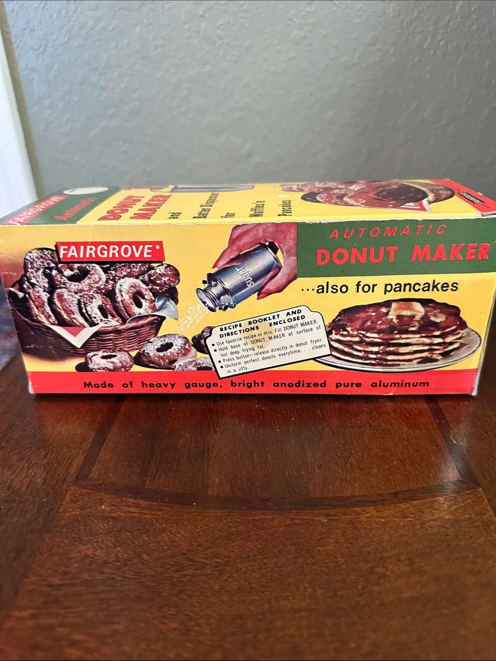 Vintage 1971 Fairgrove Automatic Donut Maker & Batter Dispenser Box/Instructions